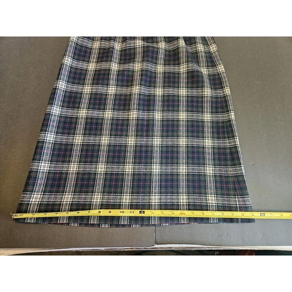 Pendleton Signature Size 12 Murray TARTAN Dress PLAID Virgin Wool Skirt USA - Picture 14 of 14